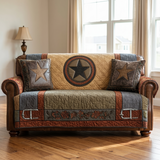 Texas Star Bold Quilted Sofa Cover NCU0XD2128