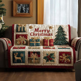 Xmas Quilted Sofa Cover NCU0VT301
