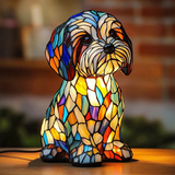 Shih Tzu Lamp in a Sitting Pose