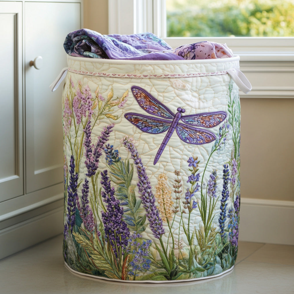 Dragonfly Quilted Laundry Basket NCU0QN022