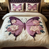 Butterfly Quilted Bedding Set NCU0VT108