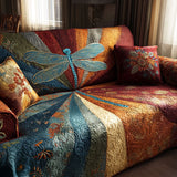 Golden Horizon Quilted Sofa Cover NCU0TV775