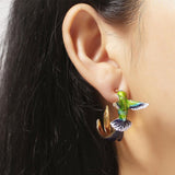 Unique Hummingbird-Shaped Creative Earrings