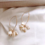 Chic Pearl and Crystal Earrings