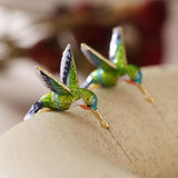 Unique Hummingbird-Shaped Creative Earrings
