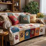 Happy Paw Quilted Sofa Cover NCU0NT11727