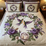 Hummingbird Quilted Bedding Set NCU0VT107