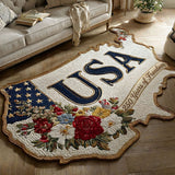 Heritage Eagle Custom Shape Area Rug NCU0NT12654