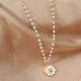Elegant Pearl Pendant Brooch