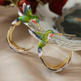 Unique Hummingbird-Shaped Creative Earrings