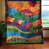 Hippie Sky Wanderer Quilted Blanket NCU0PT528