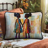 Holding Hands Quilted Bedding Pillow Case NCU0NT8068