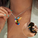 Stunning Hummingbird Necklace with Matching Gift Earrings – Limited Time Offer