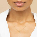 Personalized Gold Initial Pendant Necklace