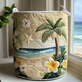 Tropic Haven Quilted Laundry Basket NCU0QN021