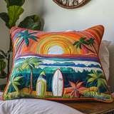 Island Waves Quilted Bedding Pillow Case NCU0VL2563