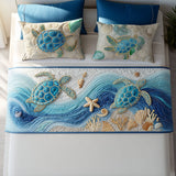 Turtle Quilted Bed Runner NCU0VT211