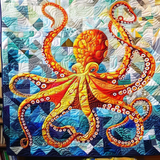 Kraken's Dance Quilted Blanket NCU0DV094