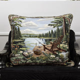 Lakeside Angling Quilted Bedding Pillow Case NCU0PT7366