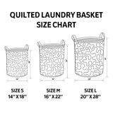 Vintage Library Quilted Laundry Basket NCU0DDK835