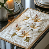 Lilies Charm Quilted Place Mat NCU0DV3966