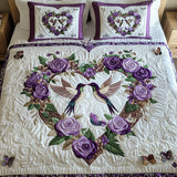Hummingbird Quilted Bedding Set NCU0VT107
