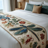 Dragonfly Quilted Bed Runner NCU0VT223