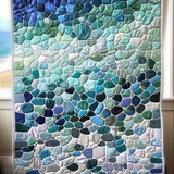 Marine Mosaic Quilted Blanket NCU0PT252
