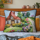 Meadow Bloom Quilted Bedding Pillow Case NCU0VL2613