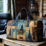 Midnight Forest Quilted Duffle Bag NCU0PT8998