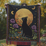 Moonlit Mischief Woven Sofa Blanket NCU0DV4164