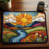 Morning Sunburst Quilted Placemat NCU0NT3438