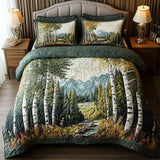 Mountain Serenity 3-Piece Quilted Bedding Set NCU0NT6440
