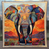 Mystic Elephant Quilted Blanket NCU0DK661