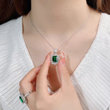 Emerald Stone Gisela Necklace