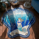 Ocean Whisper Custom Shape Area Rug NCU0DV9639