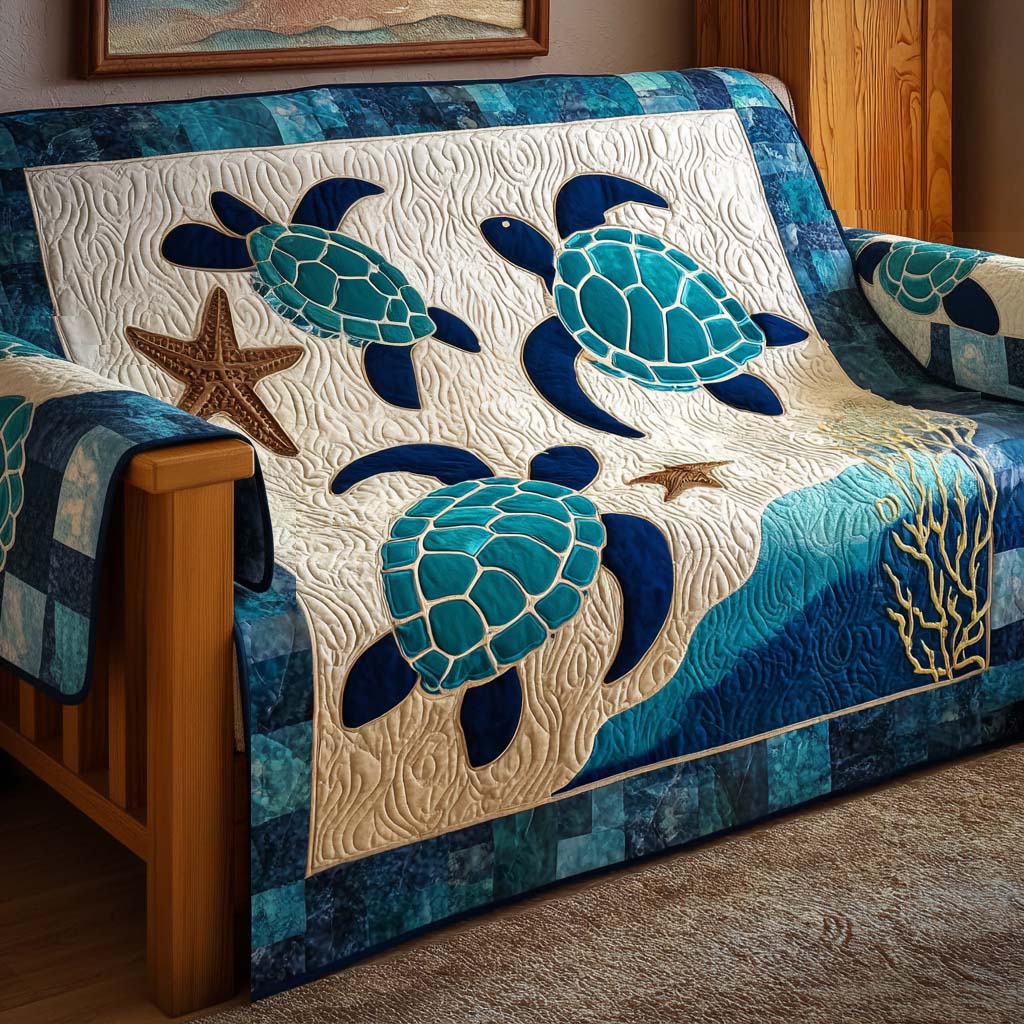 Turtle Quilted Sofa Cover NCU0VT361