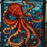 Octopus Mystique Quilted Blanket NCU0PT324