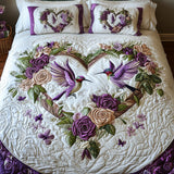 Hummingbird Quilted Bedding Set NCU0VT107