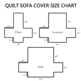Hidden Deer Quilted Sofa Cover NCU0NT10826