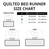 Gentle Glide Quilted Bed Runner NCU0PT8245