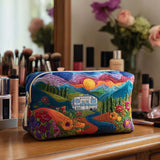 Road of Colors Quilted Makeup Bag NCU0PT9477