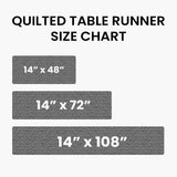 Pumpkin Quilted Table Runner NCU0VT228