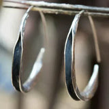 Round Hoop Earrings