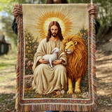 Sacred Threads Woven Sofa Blanket NCU0DV4235