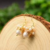 Artisan Rice Bead Earrings
