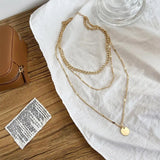 Necklace with Gold and Silver Plating