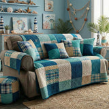 Sea Pattern Quilted Sofa Cover NCU0NT12101
