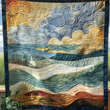 Seascape Serenity Quilted Blanket NCU0PT253