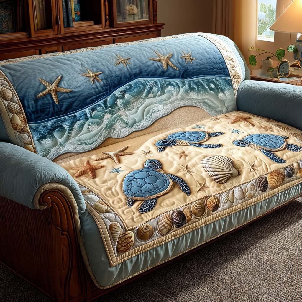 Turtle Quilted Sofa Cover NCU0VT361